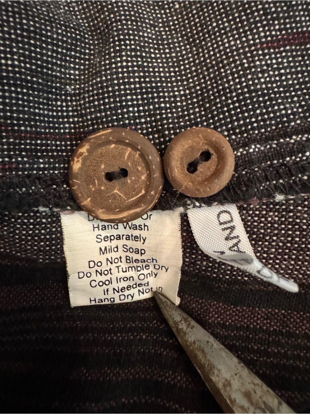 Yasuko Kurisaka Cotton Woven Long-Sleeve Jacket Shirt - Picture 9 of 10